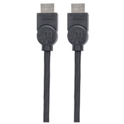 Manhattan HDMI kabel 4K@30Hz, 1,5 m, geschikt voor alle 1080p-resoluties en de meeste 4K-resoluties (controleer de 4K-specificaties van uw systeem om er zeker van te zijn), mannelijk naar mannelijk, zwart, levenslange garantie, equivalent HDMM150CM - Afbeelding 5