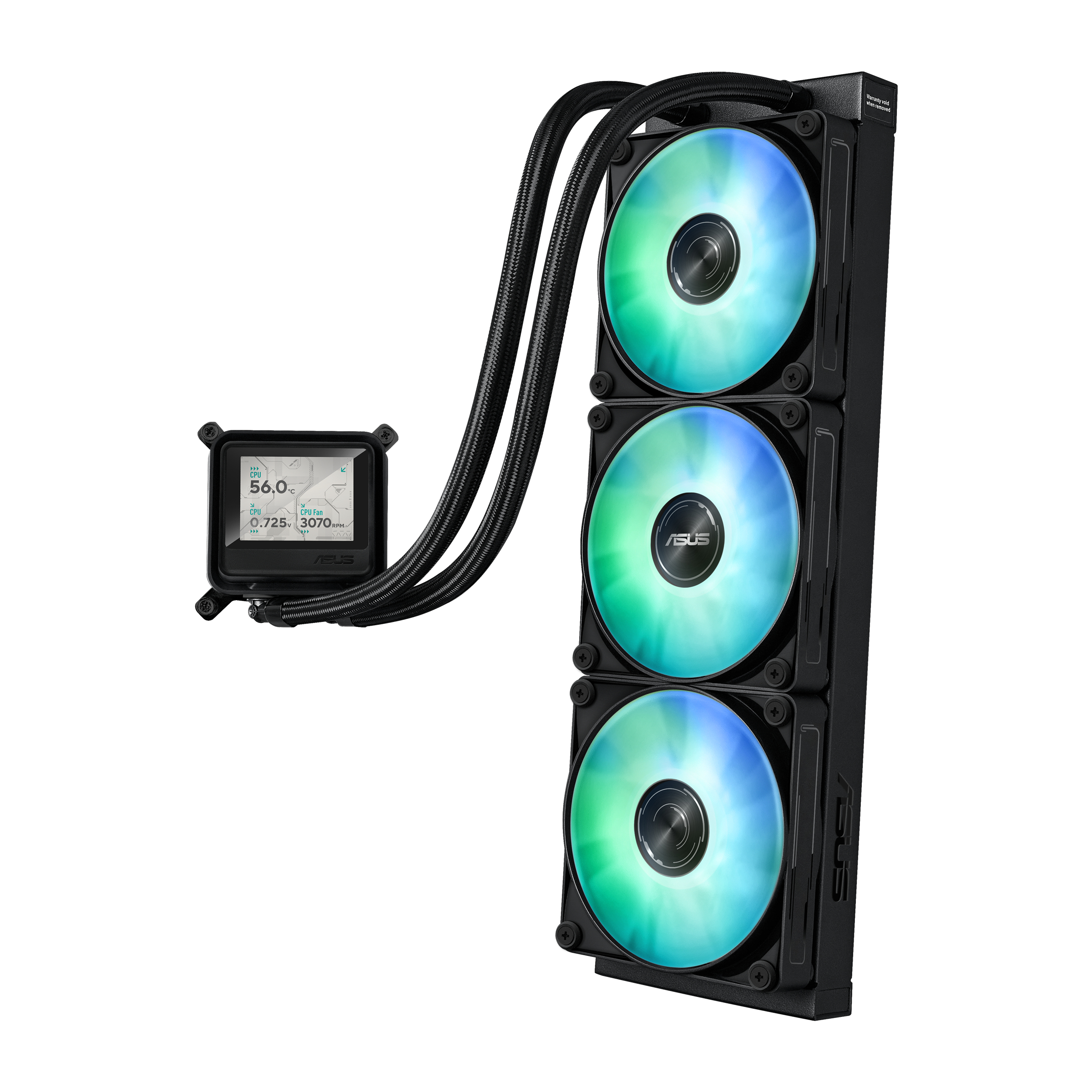 ASUS MAX GAMING LC 360 ARGB LCD Processor Alles-in-één vloeistofkoeler 12 cm Zwart - Afbeelding 5