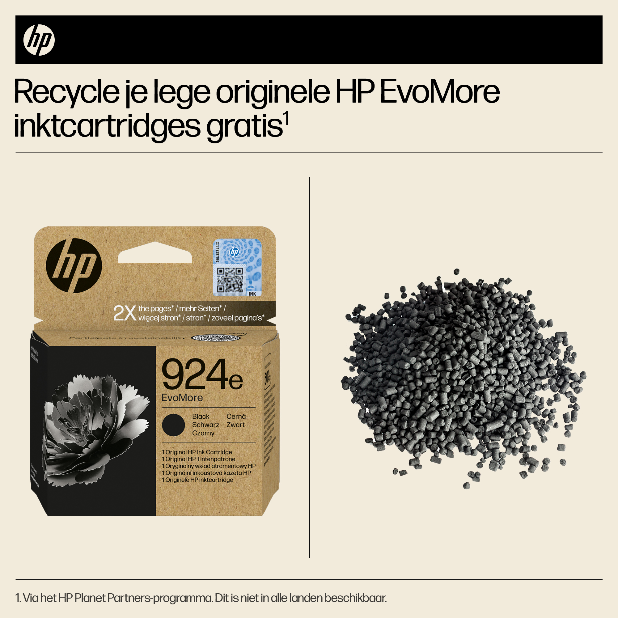HP 924e EvoMore originele zwarte inktcartridge - Afbeelding 6