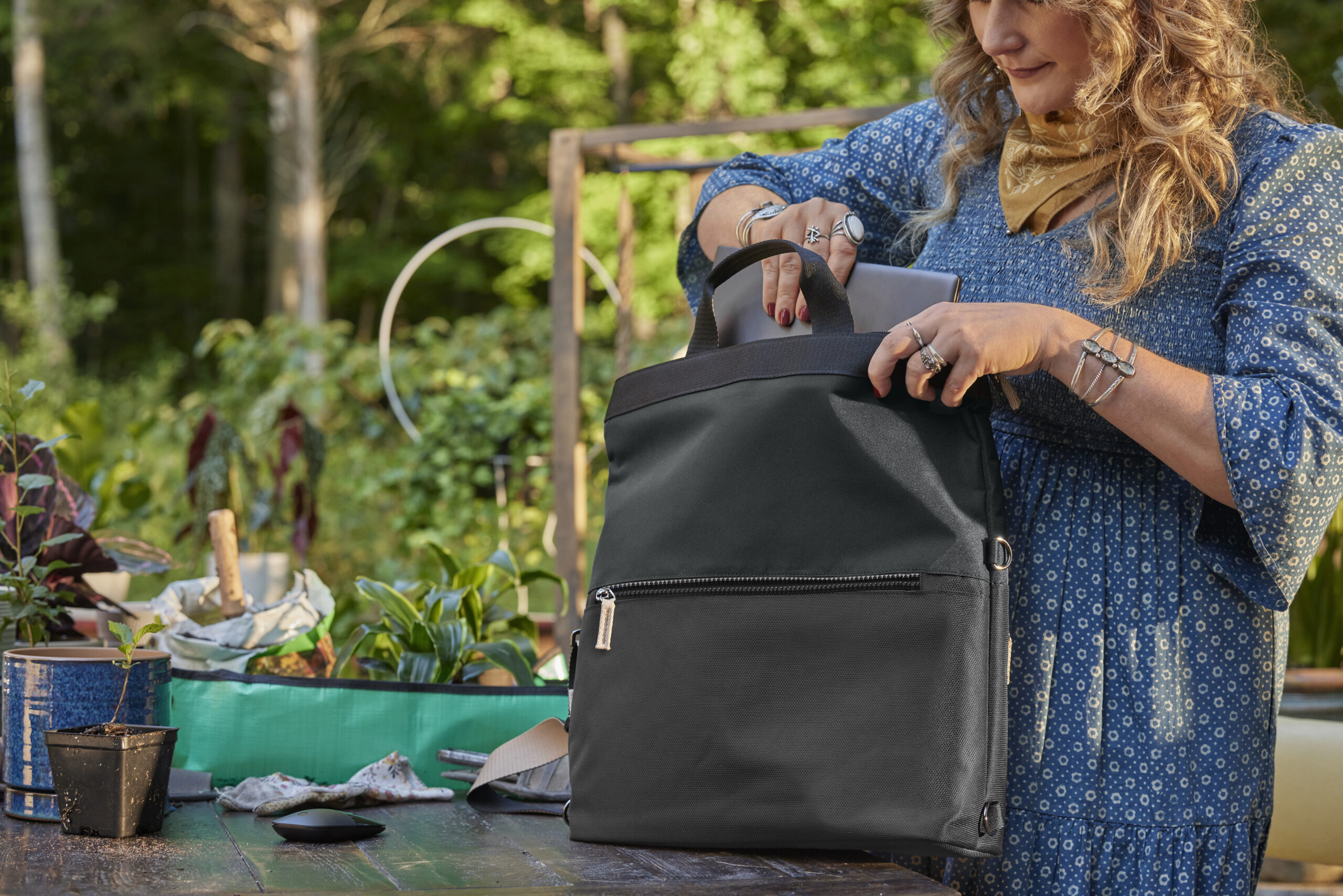 HP 14-inch Convertible Laptop Backpack Tote - Afbeelding 4
