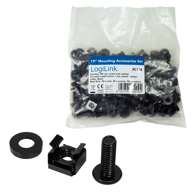 LogiLink AC116 rack-toebehoren Schroefkit - Afbeelding 4