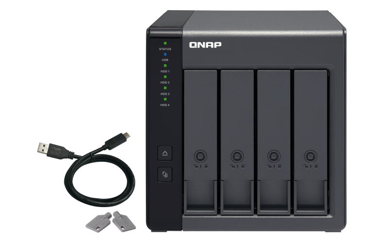 QNAP TR-004 behuizing voor opslagstations HDD-/SSD-behuizing Zwart 2.5/3.5" - Afbeelding 3