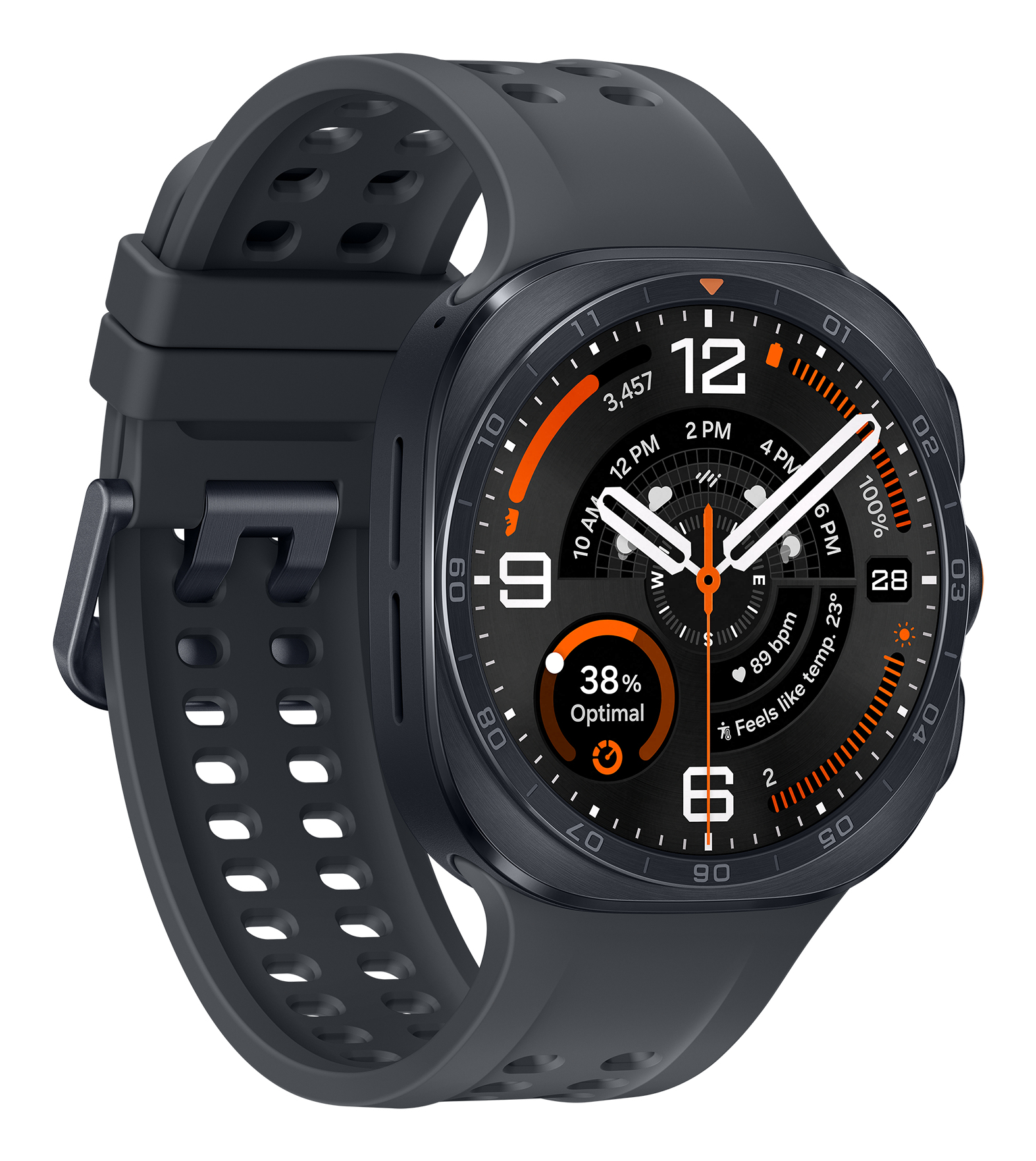 Samsung Galaxy Watch Ultra2 3,81 cm (1.5") AMOLED 47 mm Digitaal 498 x 498 Pixels Touchscreen 4G Grijs Wifi GPS - Afbeelding 4