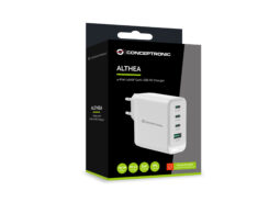 Conceptronic ALTHEA22W100 oplader voor mobiele apparatuur Universeel Wit AC Snel opladen Binnen - Afbeelding 6
