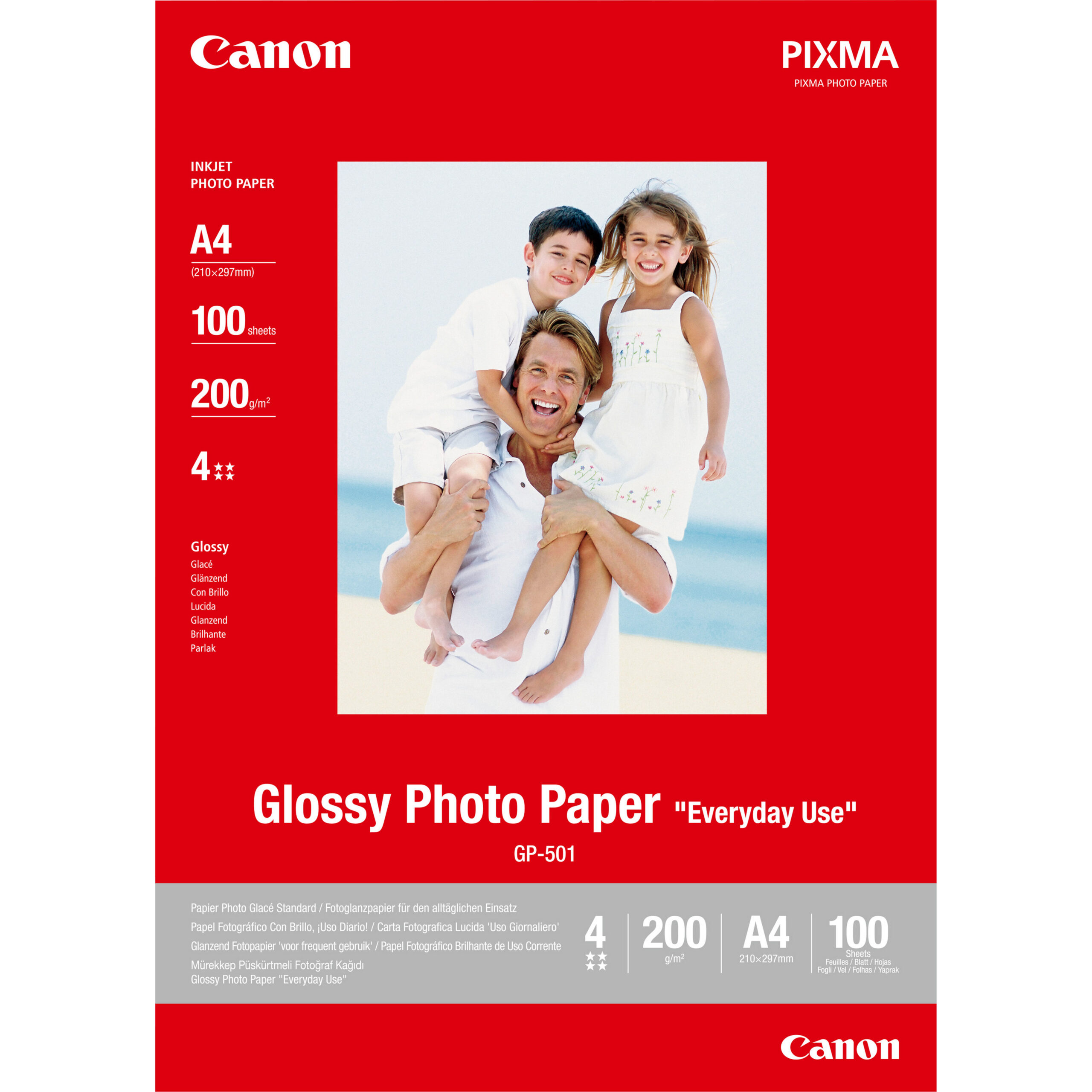 Canon 0775B001 pak fotopapier A4 Glans - Afbeelding 2