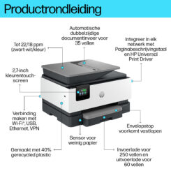 HP OfficeJet Pro 9120b Draadloos All-in-One Kleur Printer, Dubbelzijdig printen; Kopieerapparaat, Scanner - Afbeelding 5