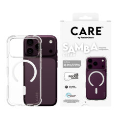 PanzerGlass CARE™ by ® Samba Case Transparent w. White MagSafe iPhone 2026 Pro | 17 Pro mobiele telefoon behuizingen Hoes Transparant - Afbeelding 3