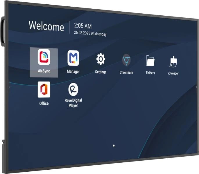 Viewsonic CDE6514-2C beeldkrant Digitale signage flatscreen 165,1 cm (65") LCD Wifi 500 cd/m² 4K Ultra HD Zwart Type processor Android 14 24/7 - Afbeelding 3