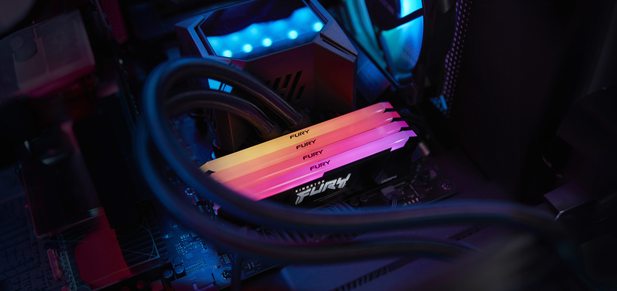 Kingston Technology FURY Beast 32GB 3600MT/s DDR4 CL18 DIMM (Sets van 2) RGB - Afbeelding 5
