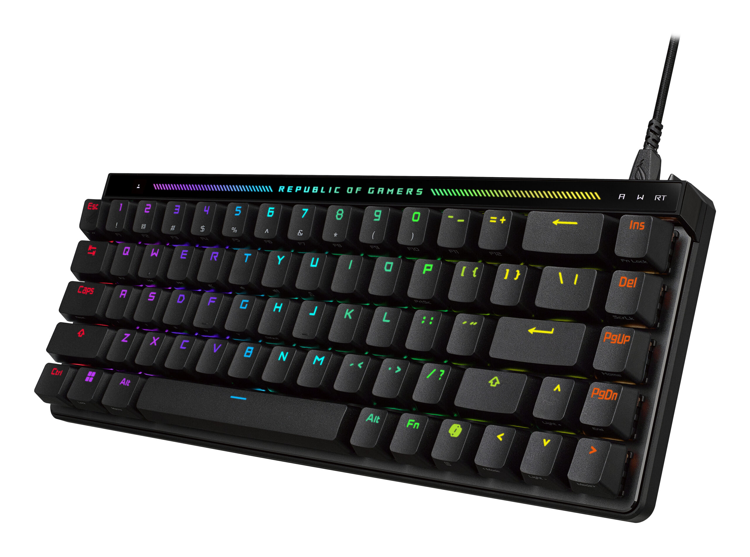 ASUS M605 ROG FALCHION ACE HFX/HFX/US/PBT toetsenbord Gamen USB QWERTY US International Zwart - Afbeelding 6
