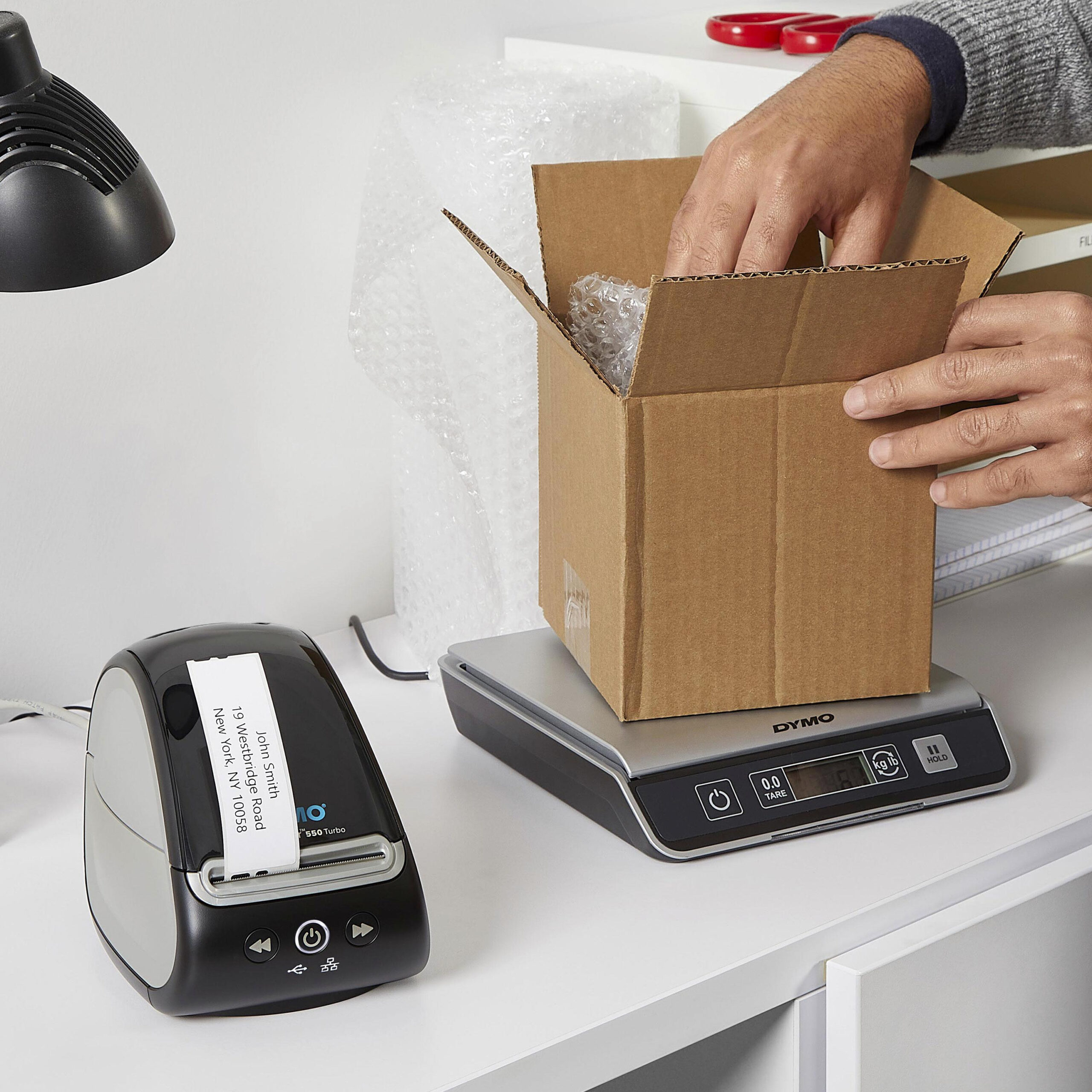 DYMO LabelWriter 550 Turbo Labelprinter | Labelmaker met direct thermisch afdrukken op hoge snelheid | Automatische labelherkenning | Drukt verzendlabels en meer af met USB/LAN-connectiviteit - Afbeelding 6