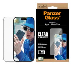 PanzerGlass ® Screen Protector iPhone 17 Pro | Ultra-Wide Fit w. EasyAligner Doorzichtige schermbeschermer Apple 1 stuk(s) - Afbeelding 3