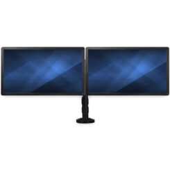 StarTech.com Dual monitor arm - bureau monteerbaar - horizontale stang - doorvoergat of klem