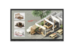 LG CreateBoard Standard interactief whiteboard 165,1 cm (65") 3840 x 2160 Pixels Touchscreen Zwart - Afbeelding 2