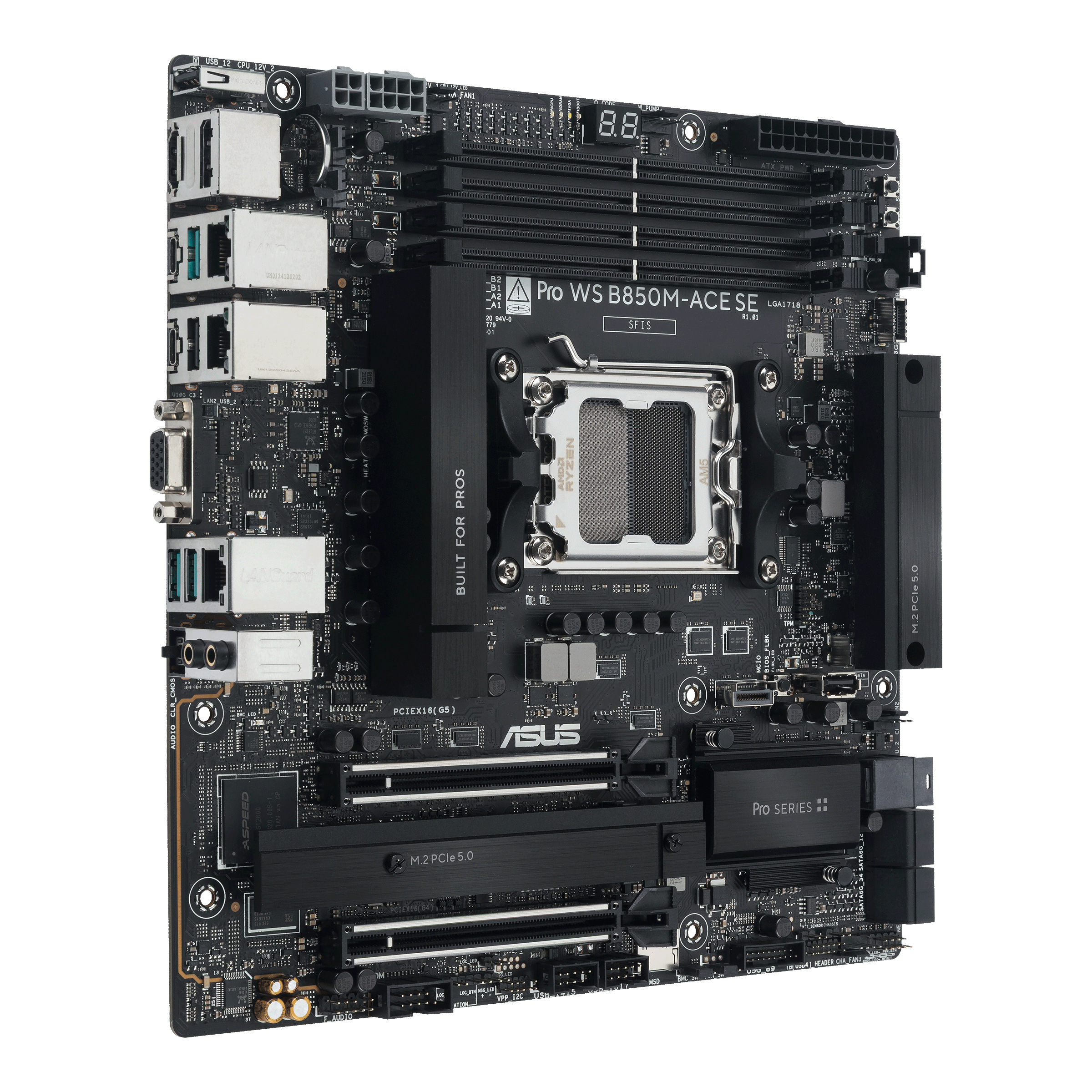 ASUS PRO WS B850M-ACE SE AMD B850 Socket AM5 micro ATX - Afbeelding 3