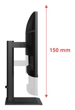AOC E4 X24E4U computer monitor 61 cm (24") 1920 x 1200 Pixels Full HD LED Zwart - Afbeelding 5