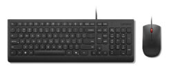 Lenovo KB MICE_BO Essencial WR KBMS GB A1 toetsenbord Inclusief muis Universeel USB Brits Engels Zwart