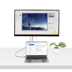 StarTech.com 50cm Thunderbolt 4 Kabel, 40Gbps, 100W PD, 4K/8K Video, Intel-Certified Thunderbolt Kabel, Compatibel met USB4/Thunderbolt 3/USB 3.2/USB Type-C/DisplayPort - Afbeelding 6