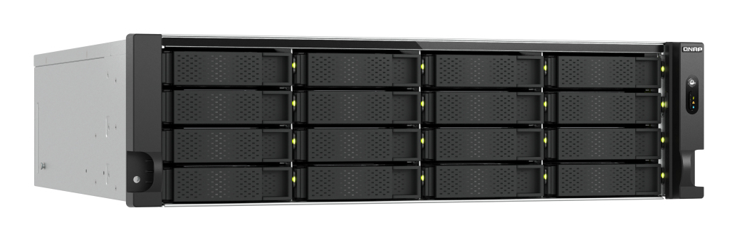 QNAP TS-H1677AXU-RP Opslagserver Rack (3U) AMD Ryzen™ 7 7745 32 GB DDR5 0 TB QNAP QTS Zwart, Grijs - Afbeelding 3