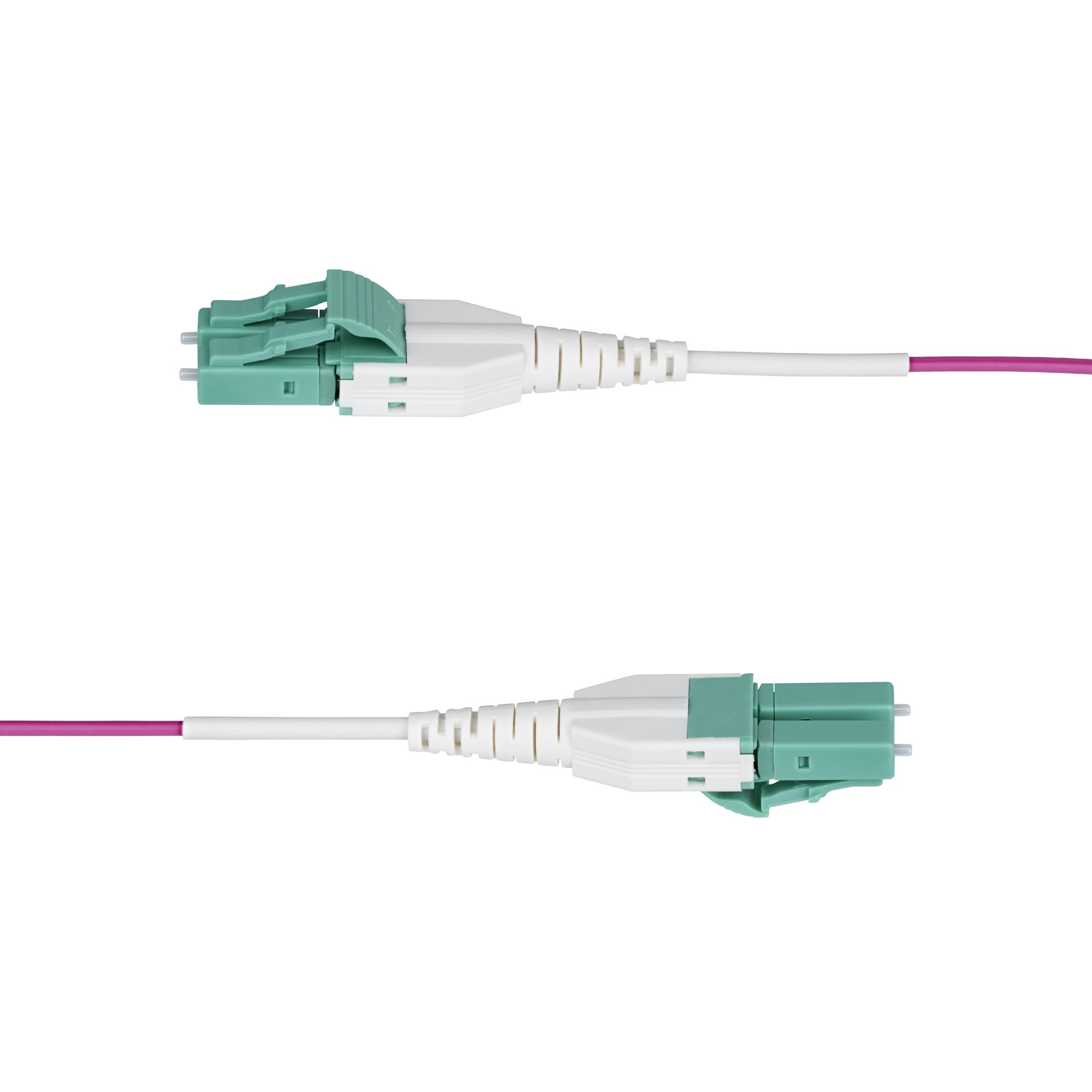 StarTech.com 3m LC naar LC (UPC) OM4 Multimode Glasvezel Netwerkkabel, Erika Violet, 50/125µm, 40G/100G, LOMMF/VCSEL, Uniboot Connector Kabel, OFNR OFNR Riser Rated - Afbeelding 4