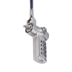 StarTech.com 2m Universeel Laptop Kabelslot, Security Kabel met Vooraf Ingesteld Combinatieslot, Compatibel met Noble Wedge&reg;/Nano/K-Slot, Cijferslot zonder Sleutel, TAA - Afbeelding 3