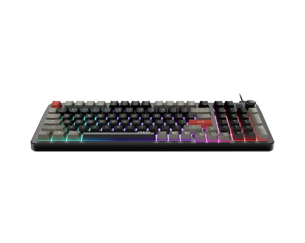 MSI FORGE GK110 toetsenbord Gamen USB QWERTY Amerikaans Engels Zwart - Afbeelding 5