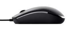 Trust Basi Bedrade Muis - Ambidextere muis – 3 knoppen – 1200 DPI – Zwart - Afbeelding 4