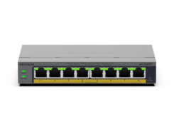 NETGEAR GS108EPP Unmanaged Gigabit Ethernet (10/100/1000) Power over Ethernet (PoE) Bureaublad-/wandmontage Grijs - Afbeelding 3