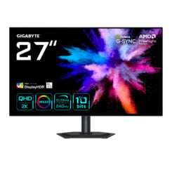 GIGABYTE GO27Q24G computer monitor 68,6 cm (27") 2560 x 1440 Pixels Quad HD OLED Zwart