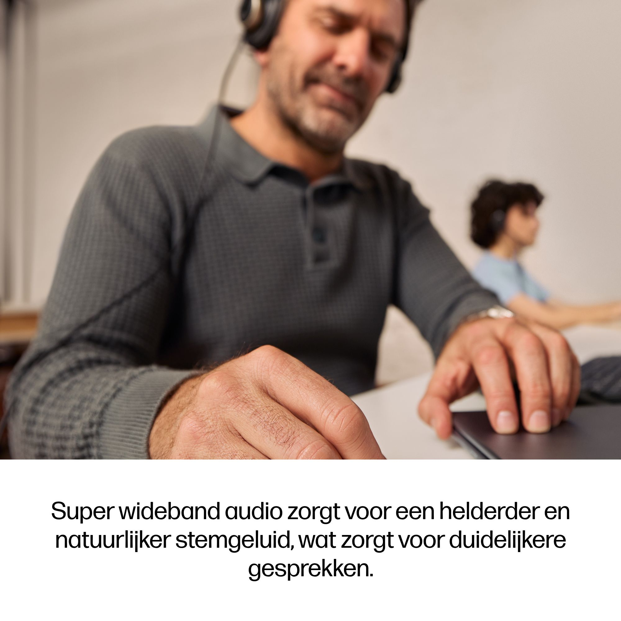 HP Poly Mission 825 Stereo USB Wired Headset - Afbeelding 6