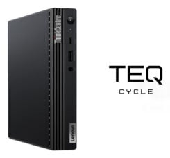 Teqcycle Lenovo Thinkcentre M70Q Intel® Core™ i5 i5-10400T 16 GB DDR4-SDRAM 256 GB SSD Windows 11 Pro Mini PC Zwart