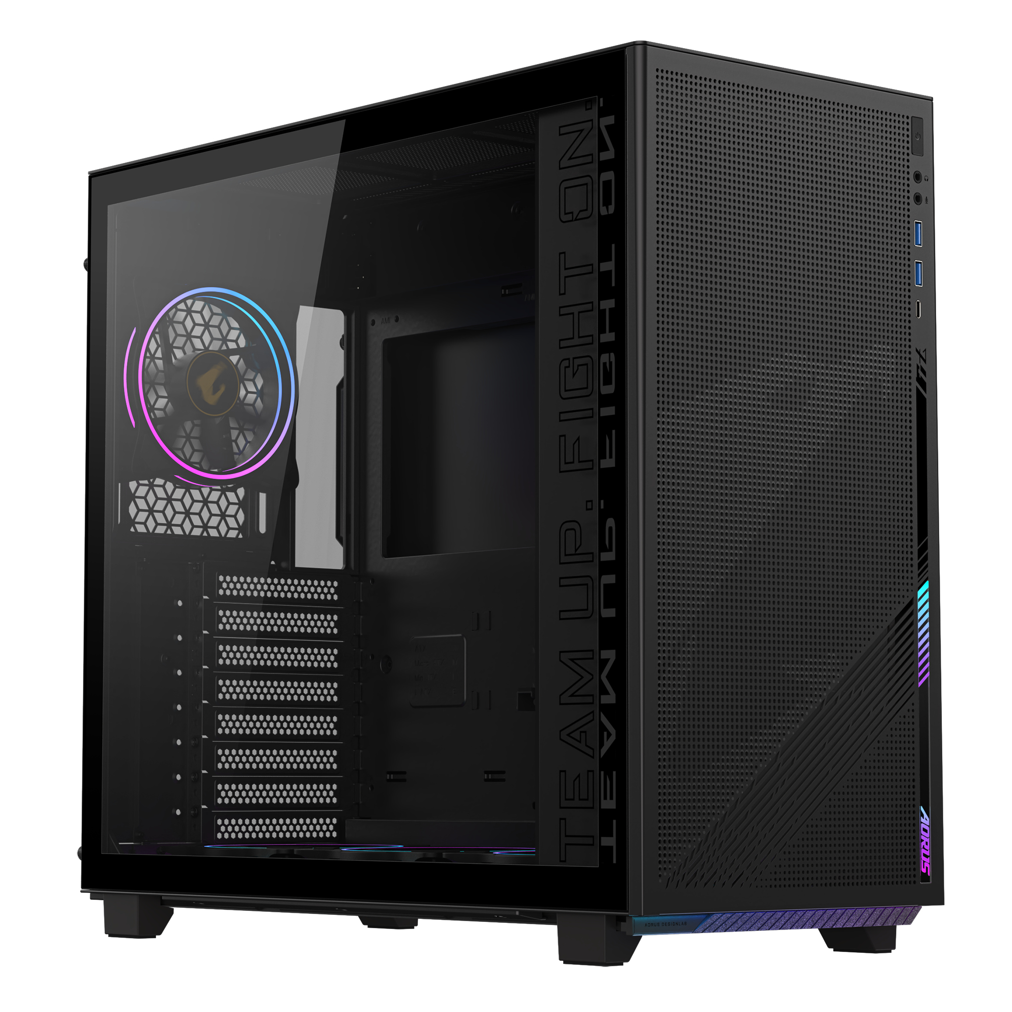 GIGABYTE C400 Midi Tower Zwart - Afbeelding 2
