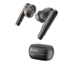 HP Poly Voyager Free 60+ UC Carbon Black Earbuds + BT700 USB-C-adapter + oplaadcase met touchscreen