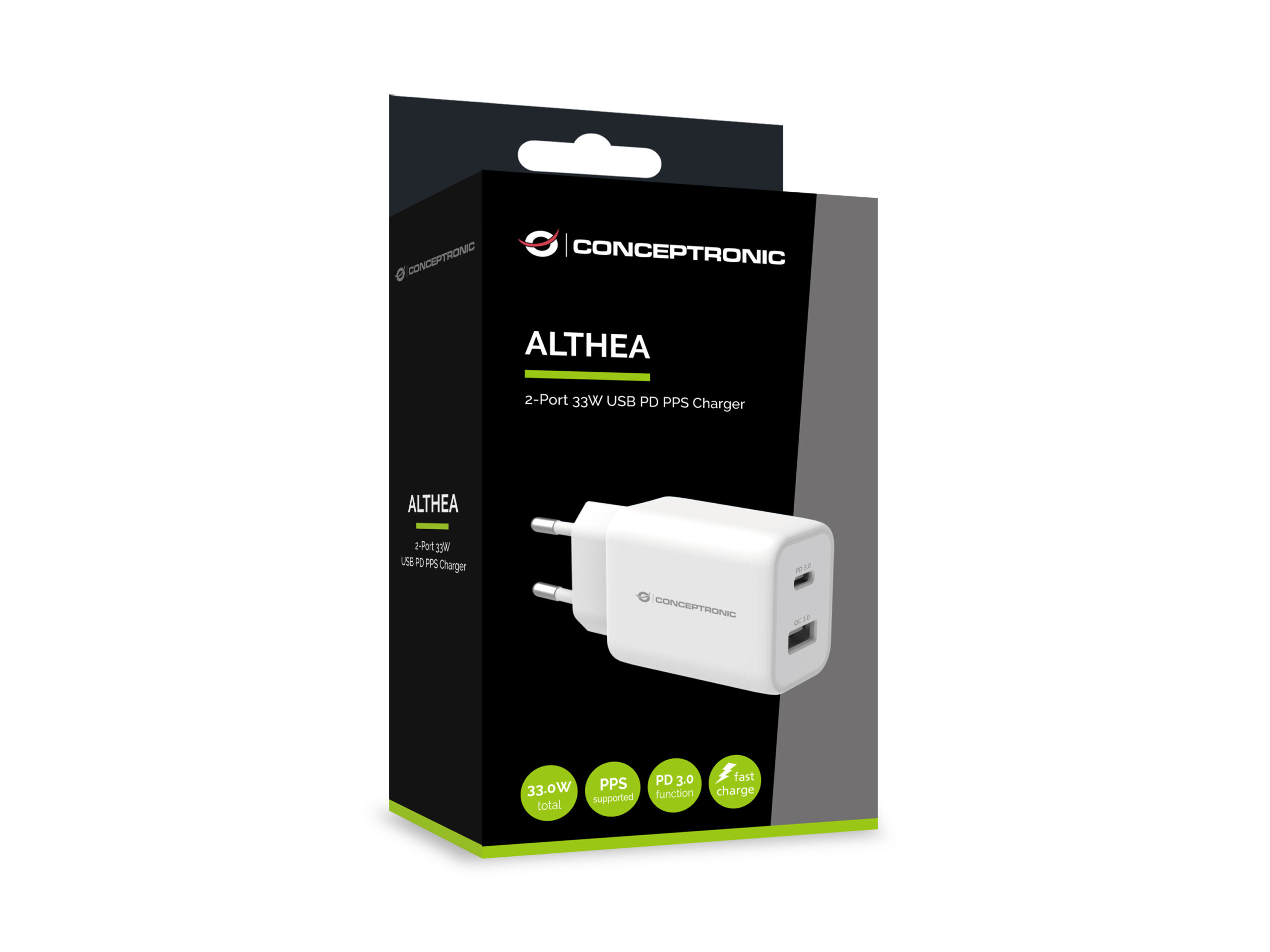 Conceptronic ALTHEA11W oplader voor mobiele apparatuur Universeel Wit AC Snel opladen Binnen - Afbeelding 4