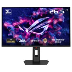 ASUS ROG Strix OLED XG27AQDNG computer monitor 67,3 cm (26.5") 2560 x 1440 Pixels Quad HD QD-OLED Zwart