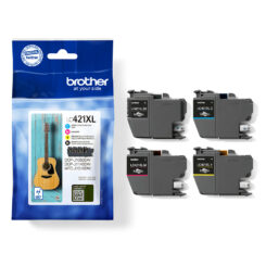 Brother LC-421XLVAL PagePack 4 stuk(s) Origineel Hoog (XL) rendement Zwart, Cyaan, Magenta, Geel - Afbeelding 5