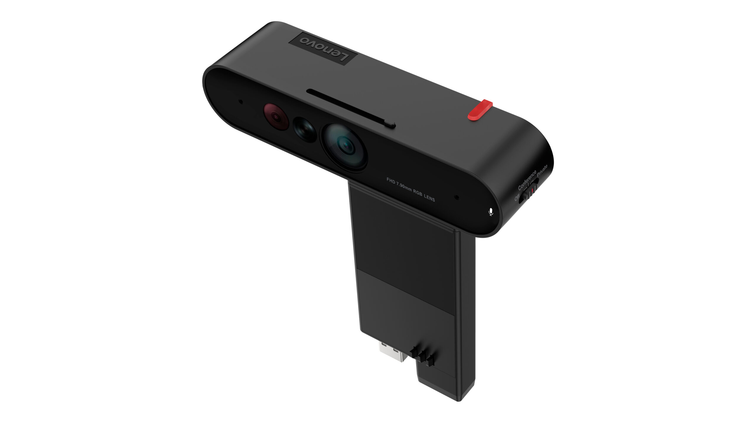 Lenovo ThinkVision MC60 webcam 1920 x 1080 Pixels USB 2.0 Zwart - Afbeelding 3