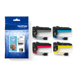 Brother LC424VAL inktcartridge 4 stuk(s) Origineel Zwart, Cyaan, Magenta, Geel - Afbeelding 4