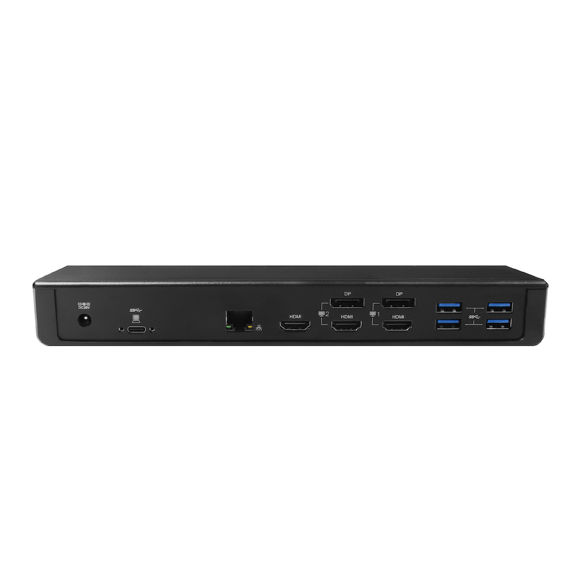 CLUB3D Type-C Universeel (2x 4K60Hz +1x 4K30Hz), oplaad Docking Station 60W DisplayLink® gecertificeerd en DP alt modus - kensington lock - Afbeelding 4