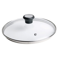 Tefal 28097612 deksel Rond Zwart, Roestvrijstaal, Transparant - Afbeelding 2