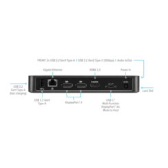 Targus DOCK430USZ laptop dock & poortreplicator Bedraad Zwart - Afbeelding 4
