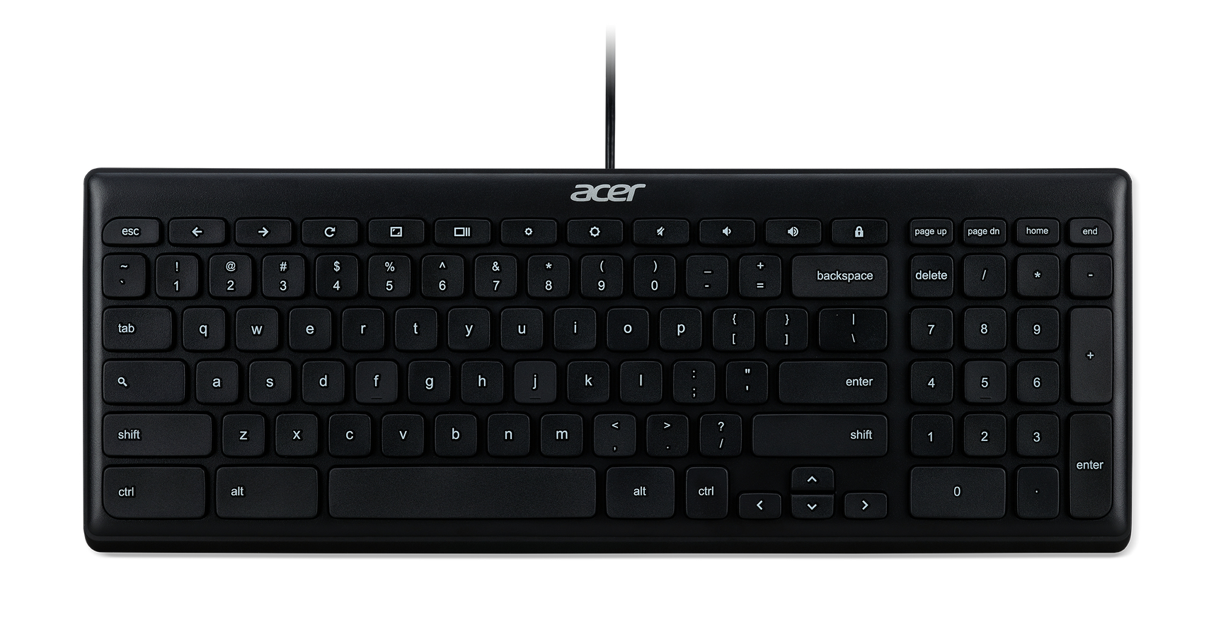 Acer GP.KBD11.00S toetsenbord Kantoor USB QWERTY US International Zwart - Afbeelding 2
