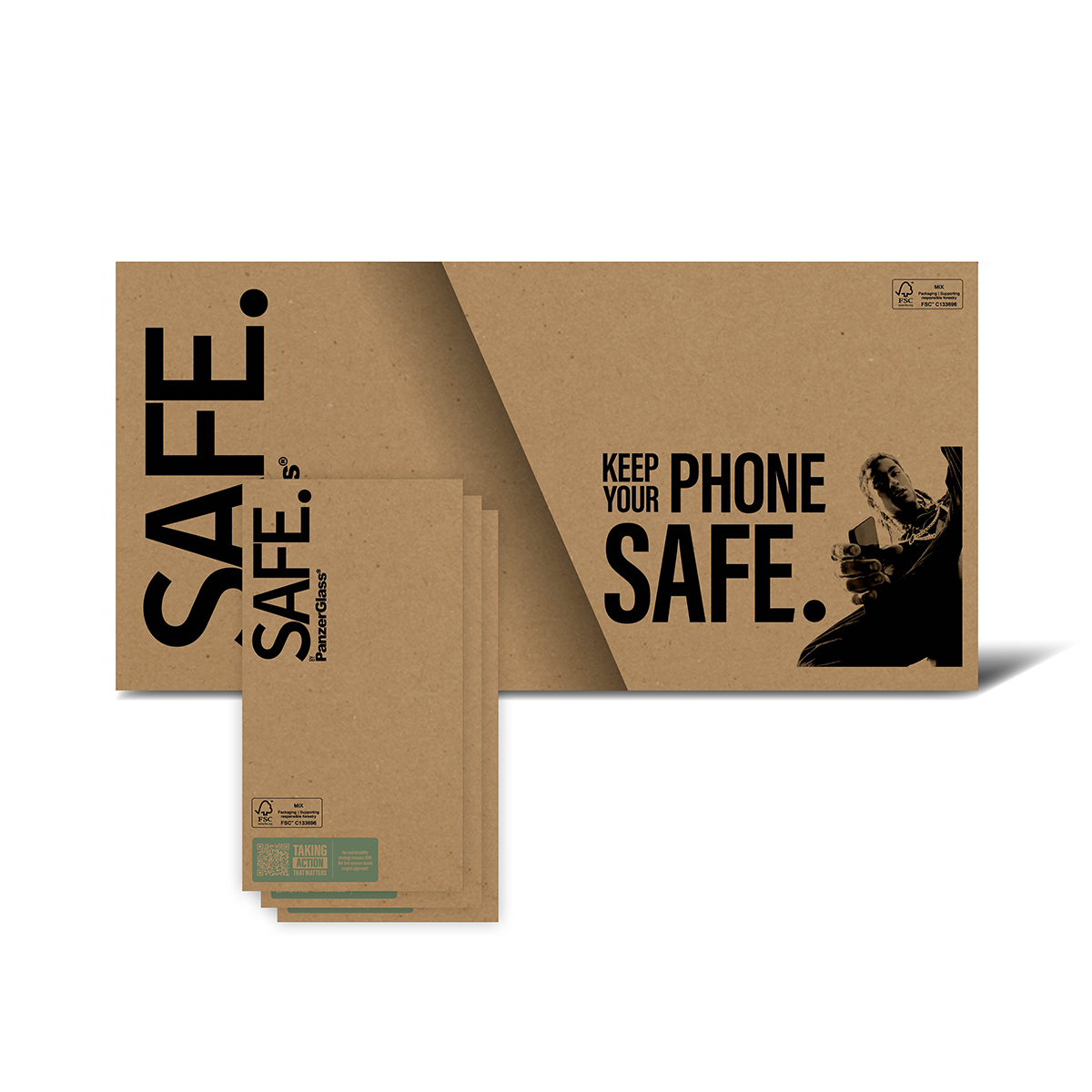 PanzerGlass SAFE. by ® Screen Protector Samsung Galaxy S26+ | Ultra-Wide Fit | Bulk Doorzichtige schermbeschermer 50 stuk(s) - Afbeelding 4