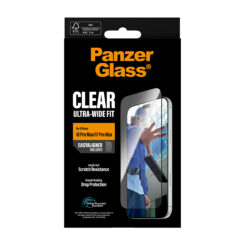 PanzerGlass ® Screen Protector iPhone 2026 Pro Max | 17 Pro Max | Ultra-Wide Fit w. EasyAligner Doorzichtige schermbeschermer 1 stuk(s) - Afbeelding 4