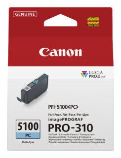 Canon PFI-5100 PC inktcartridge 1 stuk(s) Origineel Foto cyaan - Afbeelding 2