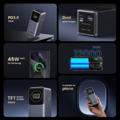 Ugreen 12000mAh 100W Fast Charging Powerbank - Afbeelding 3