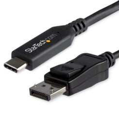 StarTech.com 1,8m USB-C naar DisplayPort 1.4 Kabel - 4K/5K/8K USB Type-C naar DP 1.4 Alt Mode Video Adapter Converter - HBR3/HDR/DSC - 8K 60Hz DP Monitorkabel voor USB-C/Thunderbolt 3