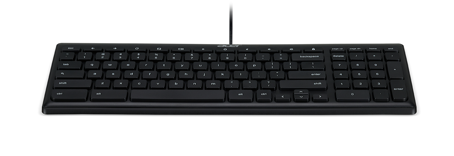Acer GP.KBD11.00S toetsenbord Kantoor USB QWERTY US International Zwart - Afbeelding 3