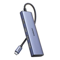 Ugreen 20956A interface hub USB Type-C 5000 Mbit/s Zilver - Afbeelding 3