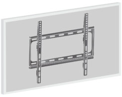 iiyama WM1044-B1 tv-bevestiging 139,7 cm (55") Zwart - Afbeelding 3